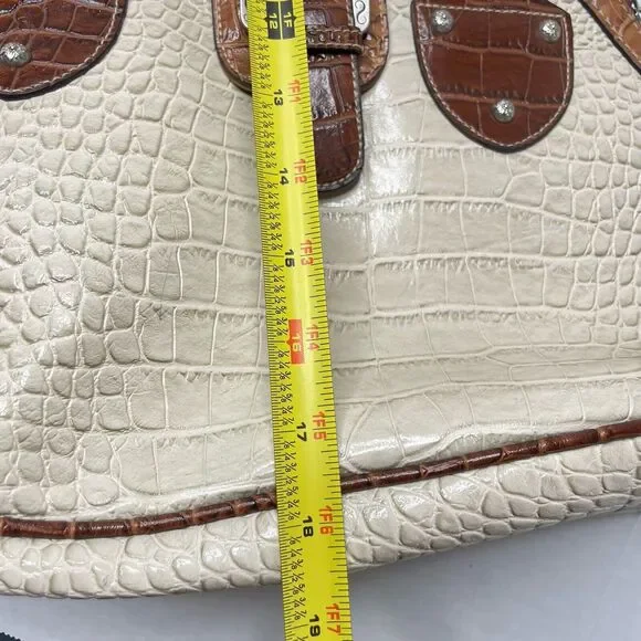 Vintage Western Purse Cream and Brown - Picture 11 of 11